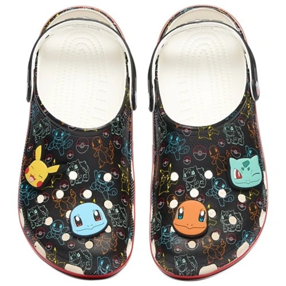Crocs x Pokemon "Pokemon Starters" Classic Clog 211343-90H Men's Size 11 NWB
